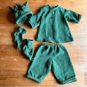 Handmade 12-18M Baby/Toddler Elf Costume for Christmas or Halloween